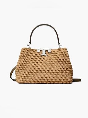 *NWT* Tory Burch Mini Eleanor Raffia Satchel